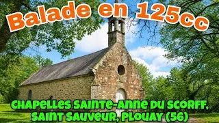 Miniature : balade en 125cc: les chapelles Sainte Anne du Scorff et Saint Sauveur, Plouay (56)