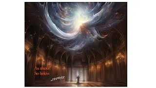 Miniature : " Ce qui est en bas est à l'image de ce qui est en haut  "​ -  "As above, ​ so below"​