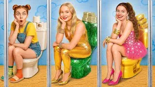 Miniature : Comment S'échapper de la Prison de Squid Game?! Pauvres vs Riches vs Super Riches en Prison!