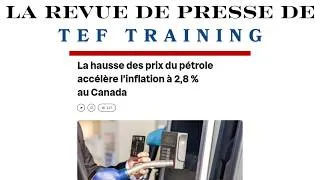 Miniature : La revue de presse de TEF Training #1 L'inflation