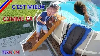 Miniature : TUTO ECHELLE EN BOIS (pour la piscine INTEX)