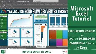 Miniature : Excel Avancé : De 0 au Dashboard Pro (Formation Complète + Cas Pratique)#TableauDeBord #ExcelAvancé
