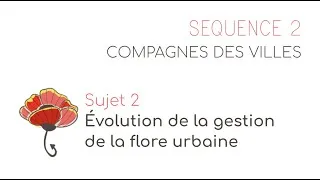Miniature : Séquence 2 Sujet 2 : Évolution de la gestion de la flore urbaine
