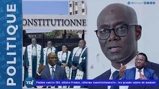 Miniature : Plainte contre TAS, affaire Prodac, réforme constitutionnelle : les grands sujets du moment
