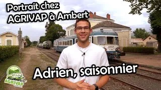 Miniature : ADRIEN est saisonnier de l'association ferroviaire AGRIVAP à Ambert, découvrez son portrait vidéo !
