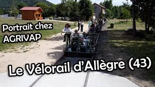 Miniature : Découvrez le Vélorail d'Allègre en Haute-Loire, géré par l'association ferroviaire AGRIVAP !