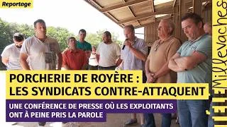 Miniature : Porcherie de Royère : les syndicats contre-attaquent 🐖🐖🐖