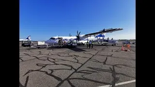 Miniature : Flight from Nice and Landing to Bastia airport // Vol de Nice à Bastia // en ATR72 U Monte Cintu