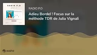 Miniature : Adieu Bordel ! Focus sur la méthode TDR de Julia Vignali