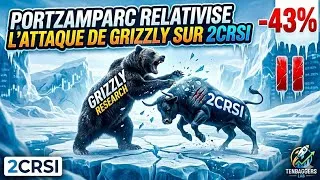 Miniature : 🔴 2CRSi : Portzamparc RELATIVISE l'attaque de Grizzly ! Débrief du Webinaire Choc (Zonebourse) ❄️