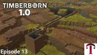Miniature : Timberborn 1.0 : On débloque un nouvel aquifère et on construit un aqueduc ! Let's play FR #13