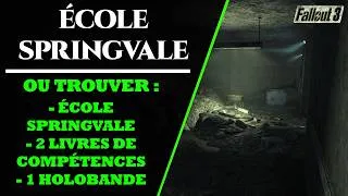 Miniature : [Fallout 3] - Où trouver l'école Springvale, les deux livres de compétences, l'holobande et le Nuka