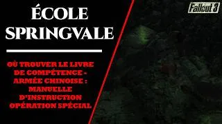 Miniature : [Fallout 3] - Ecole Springvale - Où trouver le livre de compétence - Armée chinoise #fallout3