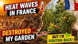 Miniature : I Never Expected France's Heatwave to Do THIS to My Garden. ||Tibetan vlogger paris ||