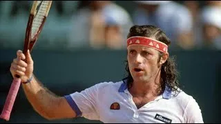 Miniature : Guillermo Vilas vs Jose Higueras 1/2 Roland Garros 1982 premier set