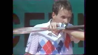 Miniature : Yannick Noah vs Wojtek Fibak 1/8 Monte Carlo 1983 les 20 dernières minutes