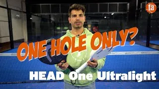 Miniature : HEAD One Ultralight, nouvelle raquette de padel avec un seul trou 🫣