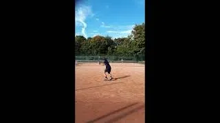 Miniature : Travail tactique tennis - Schéma de jeu pour un gaucher à partir du service