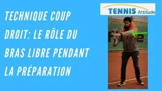 Miniature : Technique coup droit: le rôle du bras libre