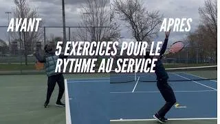 Miniature : 5 exercices pour améliorer le rythme au service