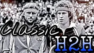 Miniature : Borg vs McEnroe - All 14 H2H Match Points (HD) • Classic H2H #1