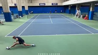 Miniature : August Holmgren (ATP 194) vs Sean Cuenin (ATP 501): aggressive tennis! (PRO B TCP vs Arras)