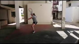 Miniature : Tennis resistance circuit training 2