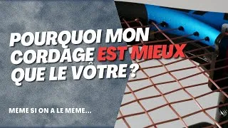 Miniature : La pose du cordage sur une raquette de tennis est aussi importante que le cordage lui-même