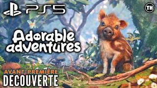 Miniature : ADORABLE ADVENTURES : Un nouveau jeu d'aventure cosy sur un marcassin | Gameplay PS5 (Découverte)