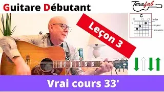 Miniature : Cours guitare débutant 3 [Tuto facile Terafab]