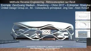 Miniature : Méthode  Reverse Engineering  Rétroconception sur Revit Zaozhuang Stadium – Shandong, Chine 17 03 26