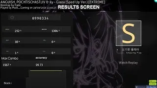 Miniature : Osu!mania | Glaza (Sped Up Ver.) 5.19★ 99,73% (289pp)