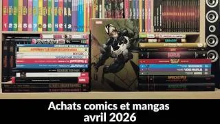 Miniature : Achats comics et mangas d'avril 2026 (Omnibus, Marvel, DC comics et indépendants, il y a de tout 😁💶)