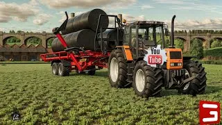 Miniature : Farming simulator 2022 / Ramassage enrubanner/ Cab view / Pallegney