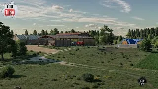 Miniature : Farming simulator 2022 /Szpakowo/moisson pressage paille / cab view