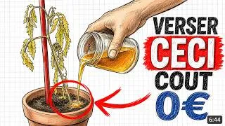 Miniature : Versez CECI sur une plante qui jaunit — elle repart en 48h...