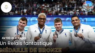 Miniature : JO PARIS 2024 -4x100 m 4 nages 