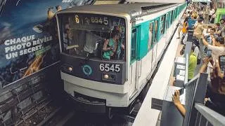 Miniature : 4K  METRO PARIS, DERNIER VOYAGE A BORD DU DERNIER MP73 !
