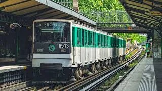 Miniature : 4K : METRO PARIS, DERNIERS INSTANTS POUR LES MP73 SUR LA LIGNE 6 ( Part 1 )