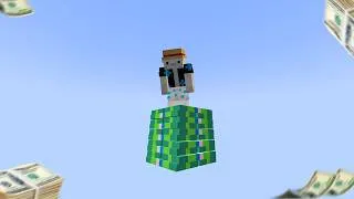 Miniature : Minecraft, mais je suis sur un bloc d'argent.
