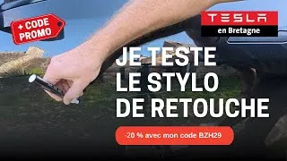 Miniature : Je teste le stylo de retouche sur les rayures de mon Tesla Model Y