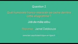 Miniature : Tests psychotechniques: Anagrammes n°14