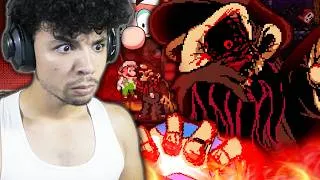 Miniature : CE MARIO.EXE CACHE DES SECRETS TERRIFIANTS - Super Mario Crimson Memories V2 : SECRETS + EASTER EGGS