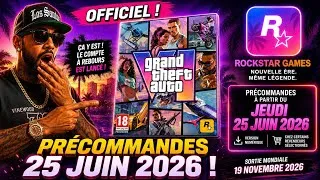 Miniature : GTA 6 : ROCKSTAR ANNONCE LA DATE DES PRECOMMANDES ET LA JAQUETTE OFFICIEL DU JEU !