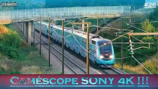 Miniature : #26 TGV (High Speed Train) SONY 4K | SPOTTING aux 3 ponts de MANLAY, épisode 2!!!