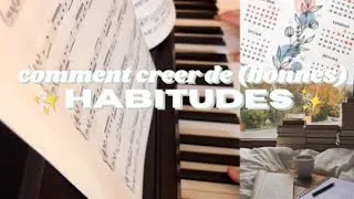 Miniature : j'essaie de me créer de bonnes habitudes 2 get my life 2gether