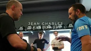 Miniature : Jean-Charles Skarbowsky shows left kick at Seminarium in Sweden at TMT 30/05/2026
