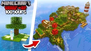 Miniature : J'ai survécu 100 JOURS sur une île déserte sur Minecraft Hardcore.. [FILM COMPLET]