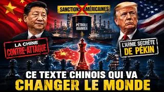 Miniature : La Chine Contre-Attaque : Cette Loi Secrète Va Détruire les Sanctions Américaines ?