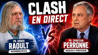 Miniature : Pr.Didier Raoult humilie Christian Perronne en direct ( Vidéo complète )